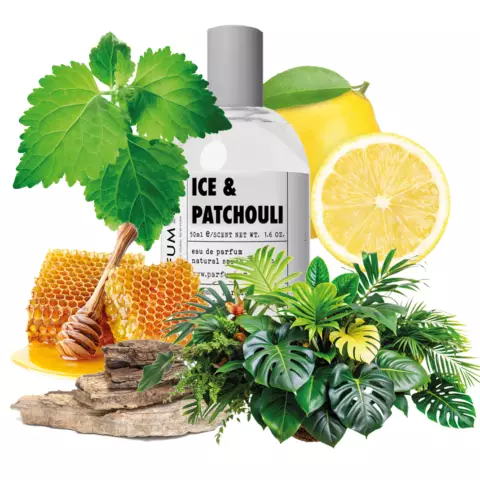 An image of a product called ICE & PATCHOULI 50ml