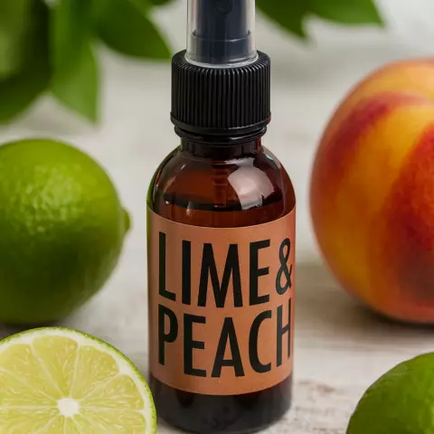 An image of a product called LIME & PEACH 100ML