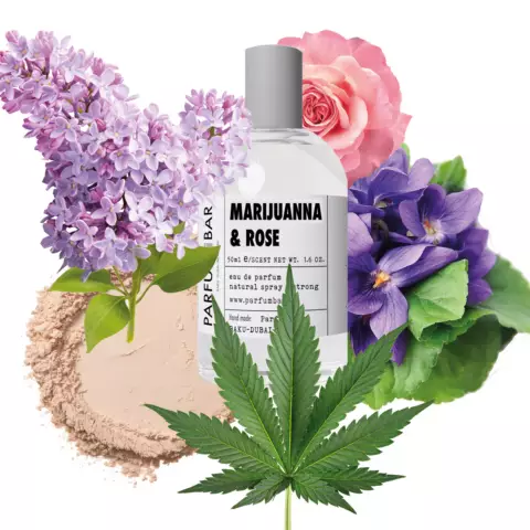 An image of a product called MARIJUANNA & ROSE 50ml