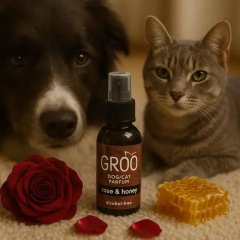 An image of a product called GROO ROSE & HONEY 100ML